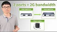 How to link two Network Switch with fiber cables
