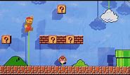 Super Mario Bros Papercraft - Nintendo's Classic SMB Game Recreated in a 2.5D Papercraft Style!