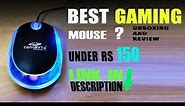 unboxing & review of terabyte TB-36B ||cheapest gaming mouse?|| clash of tech