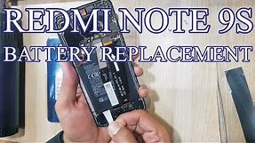 Redmi Note 9S Battery Replacement