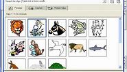 Word 2003 Tutorial Inserting Clip Art 2000 & 97 Microsoft Office Training Lesson 13.3