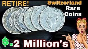 Top 5 most valuable Switzerland 10 Rappen 20 Rappen coins worth a lot of money! Coins worth money!