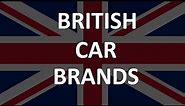 British Car Brands
