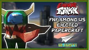 FNF Among us Impostor | Ejected Papercraft