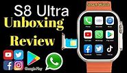 S8 Ultra - 4G Android Smartwatch | S8 Ultra Smart watch Full Unboxing and review