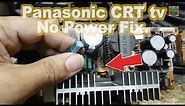 Panasonic CRT tv No Power Fix.