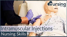 Intramuscular Injection Techniques (Nursing Skills)