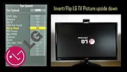 LG TV Flip/Invert Picture Upside Down. Mirror Mode with Service Menu