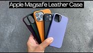 New iPhone 13 Apple Magsafe Leather Case Review (All Colors)