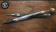Rusty 19th Century Caucasian sword kindjal restoration