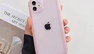 QLTYPRI Compatible with iPhone XR Case, Shockproof Protective Soft Silicone Phone Case, Lightweight Anti-Scratch Clear Transparent TPU Bumper Phone Cover for iPhone XR - Pink