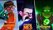 Evolution of Villains in Despicable me & Minions (2010 - 2022)