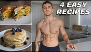 4 Simple High Protein Breakfast Ideas **for building muscle**
