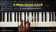 How to Play the A Major Chord on Piano and Keyboard
