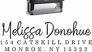 Custom Address Stamp - Self Inking - Return Address Stamp | Personalize with Your Custom Address | Multiple Ink Color Options to Choose from (Xtra Large)