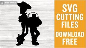 Buzz Woody Svg Free Cut Files for Silhouette Instant Download