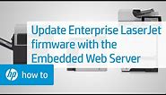 Updating Enterprise LaserJet Firmware Using the Embedded Web Server | HP Printers | HP