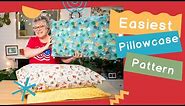 How to make a Pillowcase step by step | EASY PILLOWCASE TUTORIAL | Sew a pillowcase with 1 yard