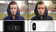 iPhone X vs Note 8 Camera Comparison - Photo Quality