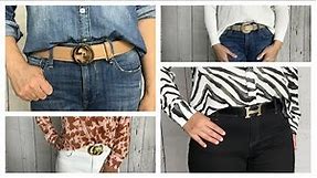 Styling Tips on How to Wear Belts