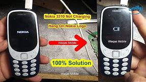 Nokia 3310 Not Charging Hang on Nokia logo 100% Working Solution by Waqas Mobile