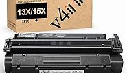 v4ink Toner Cartridge Replacement for HP C7115X 15X Q2613X 13X High Yield C7115A 15A Toner to use for HP Laser Printer 1200 1220 1300 1000 1005 1150 3300 3310 3320 3330 3380 Printers (Black, 1 Pack)