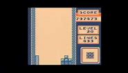 Game Boy Tetris - 999,999 points