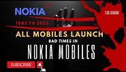 Evolution of Nokia 1982 to 2023 #mobiletech #smartphone