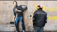 Street artist Banksy puts new face on refugee crisis