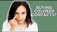 7 Things You Should Know Before Buying Contacts Online | Dr. Rupa