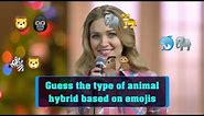 Emoji Challenge; Guess the type of animal hybrid based on emojis