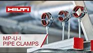 OUT NOW: Hilti Ultimate Pipe Clamps