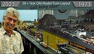 This 50+ Year old Model Train Layout still Works! A Historical Layout Tour with a Special Guest.