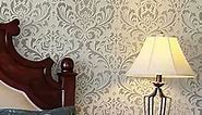 Damask Stencil Anna - Large Stencils for Painting Walls – Try Stencils instead of Wallpaper – Modern Stencils for Wall Painting – Stencil Designs for DIY Home Décor - Stencils by Cutting Edge Stencils