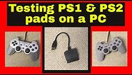 How to test Playstation Controllers on a PC quickly and easily PS1 & PS2