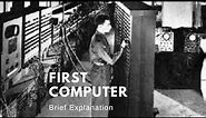 ENIAC: Unveiling the World's First Computer | A Brief Explanation.
