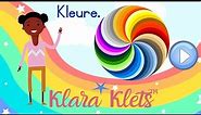 Klara Klets kyk na Kleure. Kleure in Afrikaans.