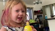 Little girl drinks lemon juice - and loves it at first