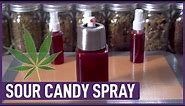 Infused Sour Candy Spray |Black Cherry Flavor 🍒| Levo II Recipe💨
