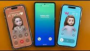 Incoming & Outgoing Call/ FaceTime Two IPhone 14 Pro vs Samsung Galaxy A51