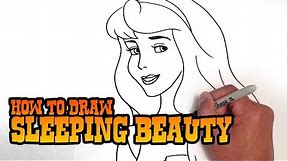 How to Draw Sleeping Beauty - Step by Step Video