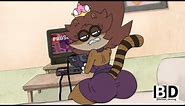 Rigby throws it back ~ Regular Show