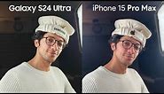 Samsung Galaxy S24 Ultra vs iPhone 15 Pro Max - CAMERA TEST!