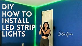 DIY How to Easily Install LED Strip Lights for Your Kids' Bedroom