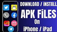 how to install apk files on ios 2023 | how to install downloaded apk file in iphone |