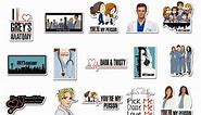 TV Grey's Anatomy Stickers