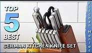 5 Best German Kitchen Knife Sets | for Professional Chef, Block, Built-in Sharpener | Review 2023