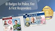 Custom Police & Fire Service Photo ID Cards | InstantCard