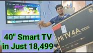 mi 4a horizon edition 40 inch, Full HD Smart TV | Unboxing, Installation, Warrenty, First impression