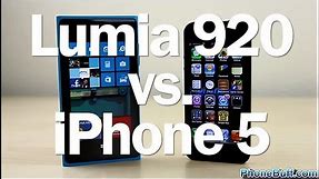 Nokia Lumia 920 vs. Apple iPhone 5 - In Depth Comparison